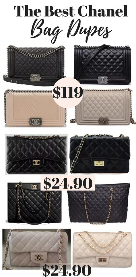 chanel boy dupe|best Chanel knockoff handbags.